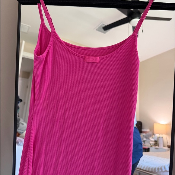 Skims soft lounge Hot Pink Slim Maxi Dress - Picture 8 of 9